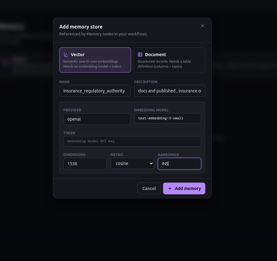 Creating the clinical_guidelines vector store